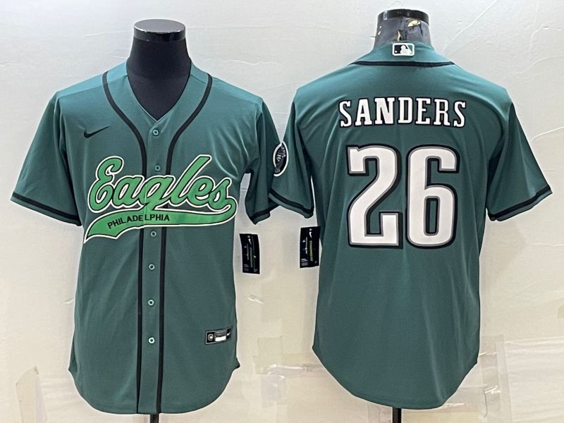 Men Philadelphia Eagles #26 Sanders Green 2022 Nike Co branded NFL Jerseys->philadelphia eagles->NFL Jersey